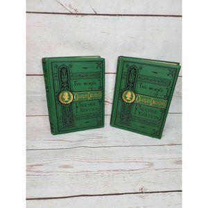 Vintage The Works Of Charles Dickens Fireside Edition Hard Times #1 & #2 Books